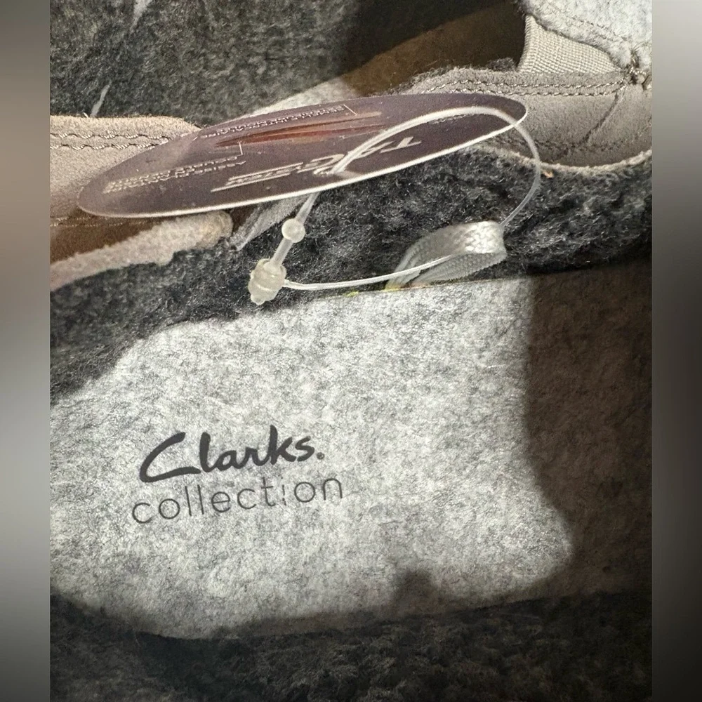 Clarks Men's Gorwin Step Sneaker Loafers Sz 9M Gray Suede Casual City